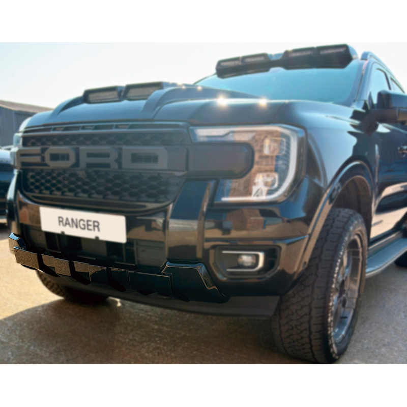 RGM 'Skid-Plate'  Ford Ranger Platinum / Tremor / XL / XL 2024- (Gloss Black ABS)