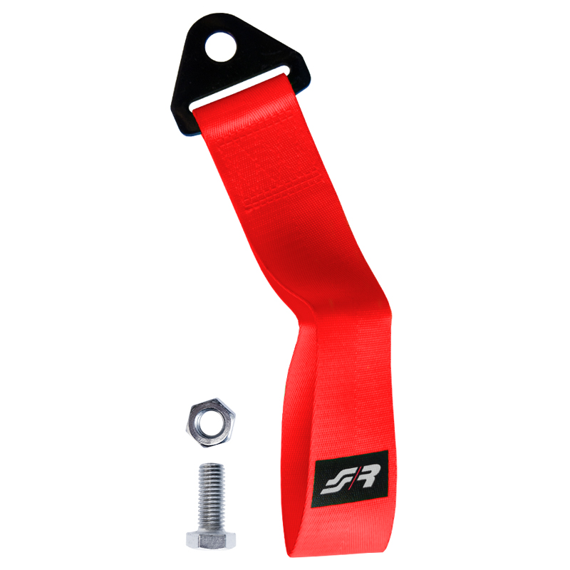 Simoni Racing Tow Loop - Red - max. 3000kg - Length 28cm