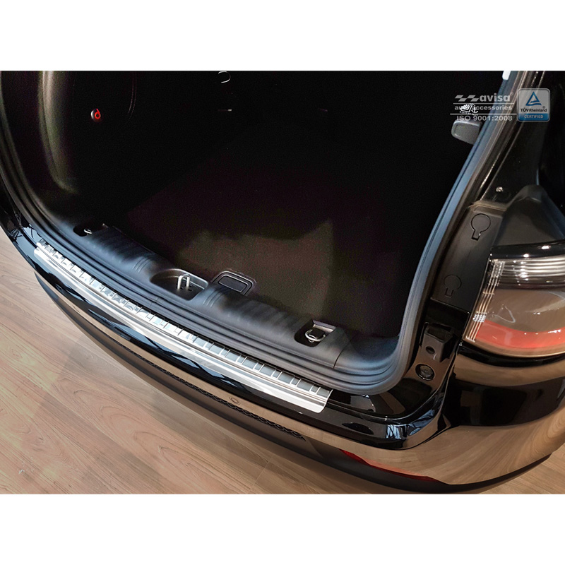 Stainless Steel Rear bumper protector  Jeep Compass 2017- 'Ribs'