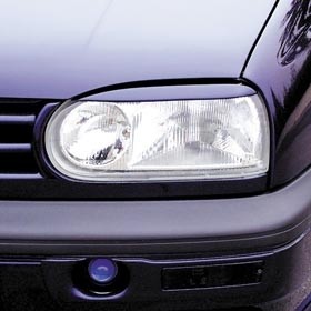 Headlampspoilers VW Golf III / cabrio ABS