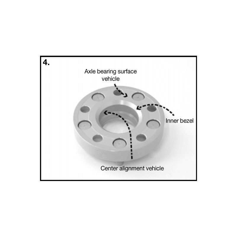 H&R DRM-System Wheelspacers 22mm 5x108 - Hub 63,3mm - Bolt size M14x1,5 -  Ford/Jaguar/Landrover - Black