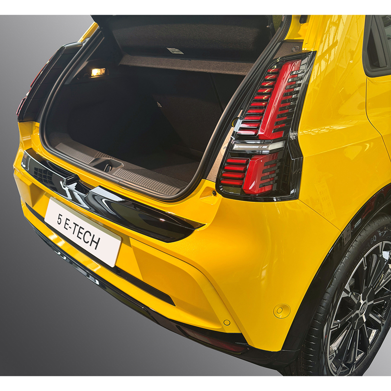 RGM ABS Rear bumper protector  Renault 5 E-Tech 2024- Gloss Black