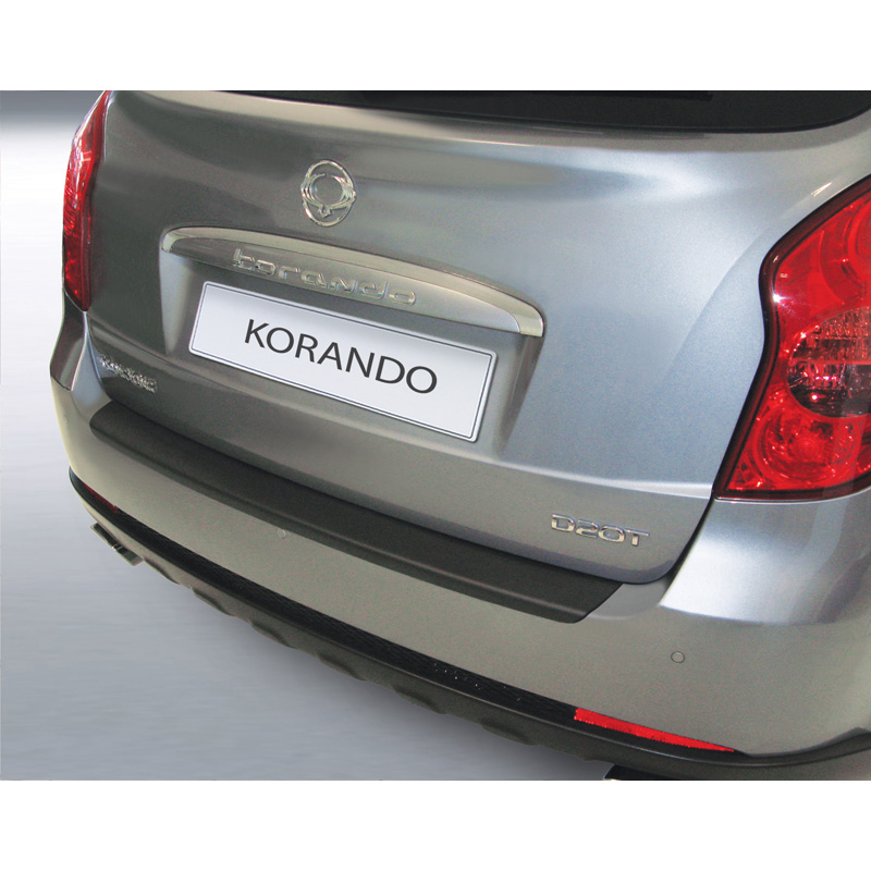 ABS Rear bumper protector  SsangYong Korando 2011-2019 Black