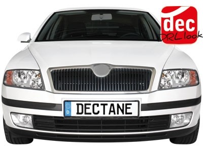 Headlights Skoda Octavia 05-09 Dayline Devil Eyes HID Chrome