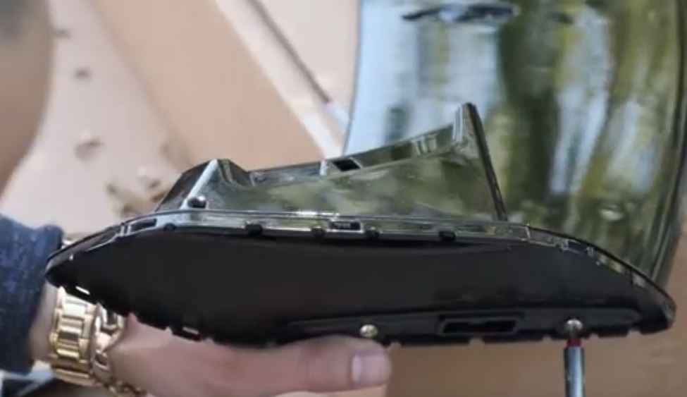 Dakspoiler Mercedes A klasse W177 A45 Look Glans Zwart