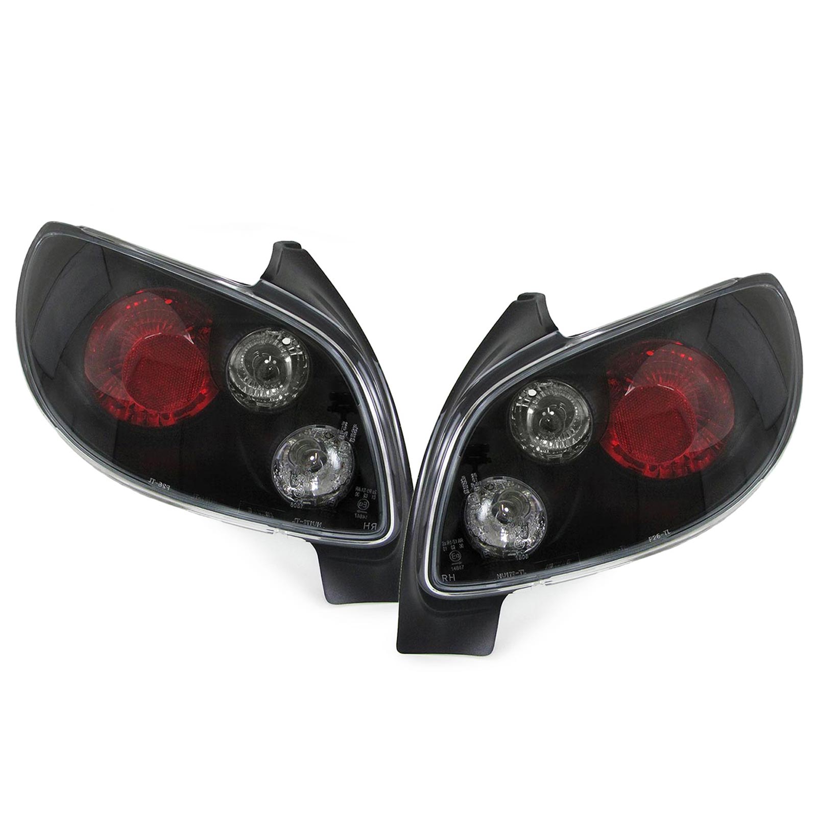 Taillights Peugeot 206 Lexus look Black