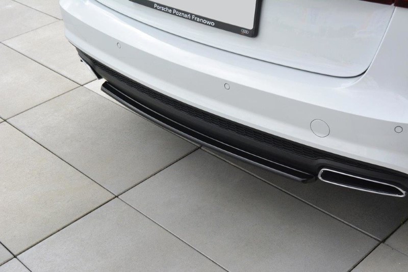 Centrale Diffuser passend voor Audi A6 S-Line C7 FL Glanzend Zwart