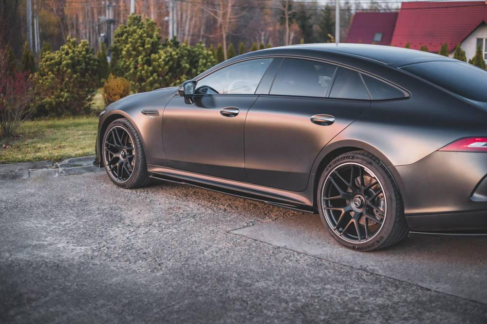 Zijskirts passend voor Mercedes-AMG GT 53 4 Deurs Coupe Glans Zwart