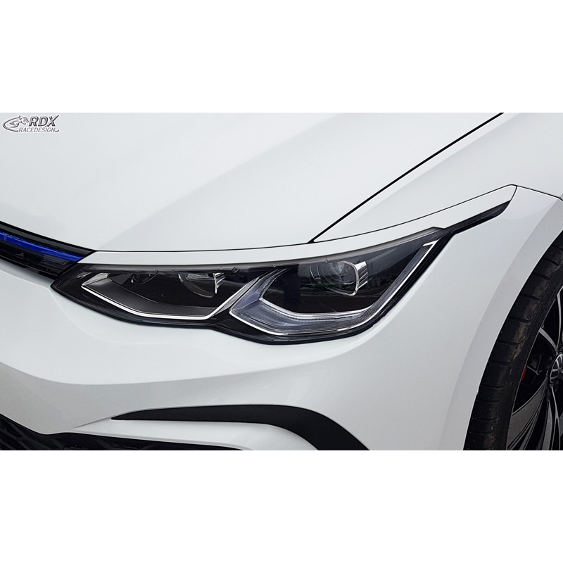 Head light spoilers  Volkswagen Golf VIII (CD) 2020- (ABS)