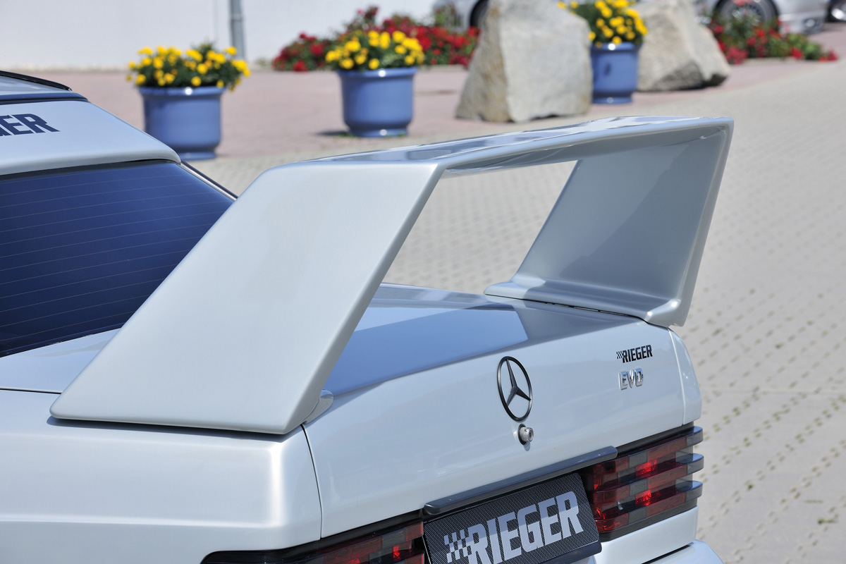 Bodykit passend voor Mercedes W201 190E Rieger EVO Look Widebody