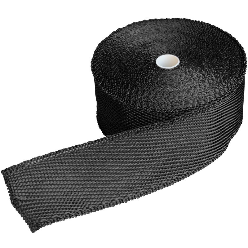 Simoni Racing Exhaust Heat-Insulating Wrapping Kit 1N - 15m x 5cm + 6 clamps < 750°C - Titanium Fibre