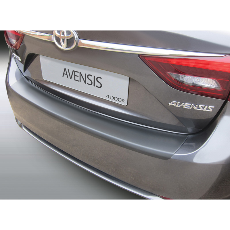 ABS Rear bumper protector  Toyota Avensis 4-doors 2015-2019 Black