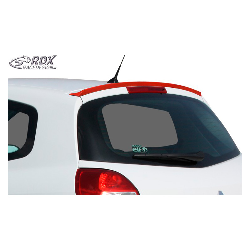 Roof spoiler lip  Renault Clio III 2005-2012 (ABS)