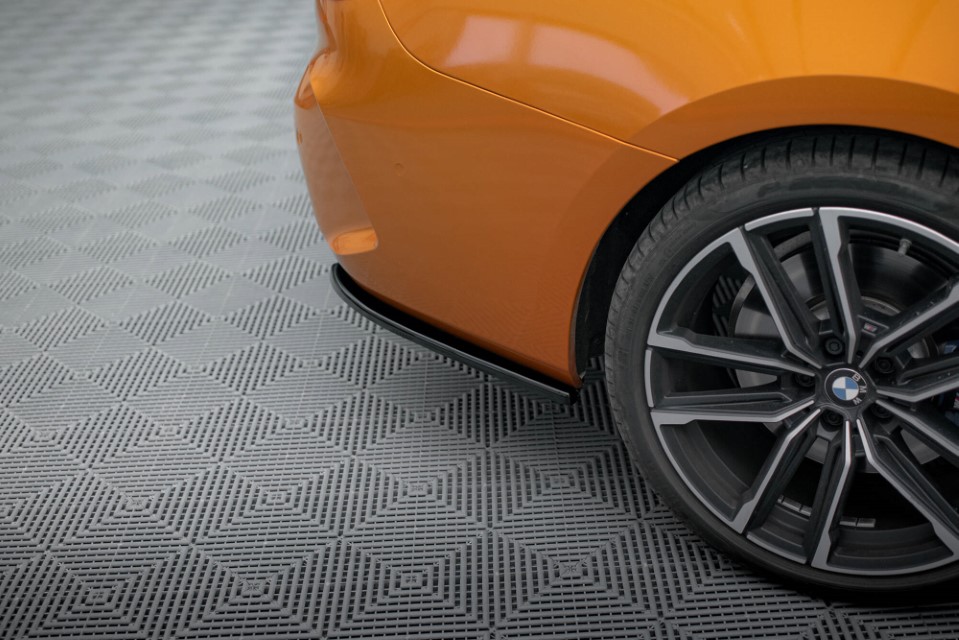 Zij Diffuser passend voor BMW 4 Serie M440i G22 Maxton Glans Zwart V.1