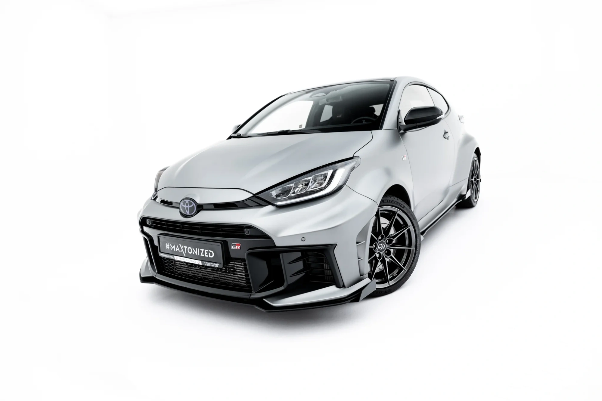 Front Spoiler Toyota GR Yaris Mk4 Facelift – Maxton Street Pro Front Splitter + Flaps
