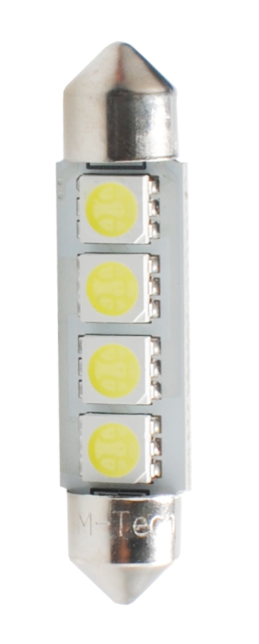 4 SMD High-Power 41mm  LED Buislampjes M-tech
