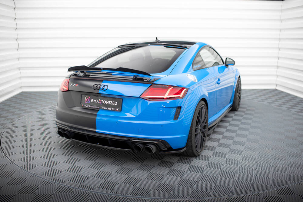 Diffuser passend voor Audi TTS 8S Maxton Glans Zwart