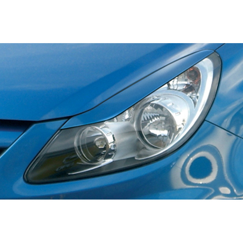 Head light spoilers  Opel Corsa D 2006- (ABS)