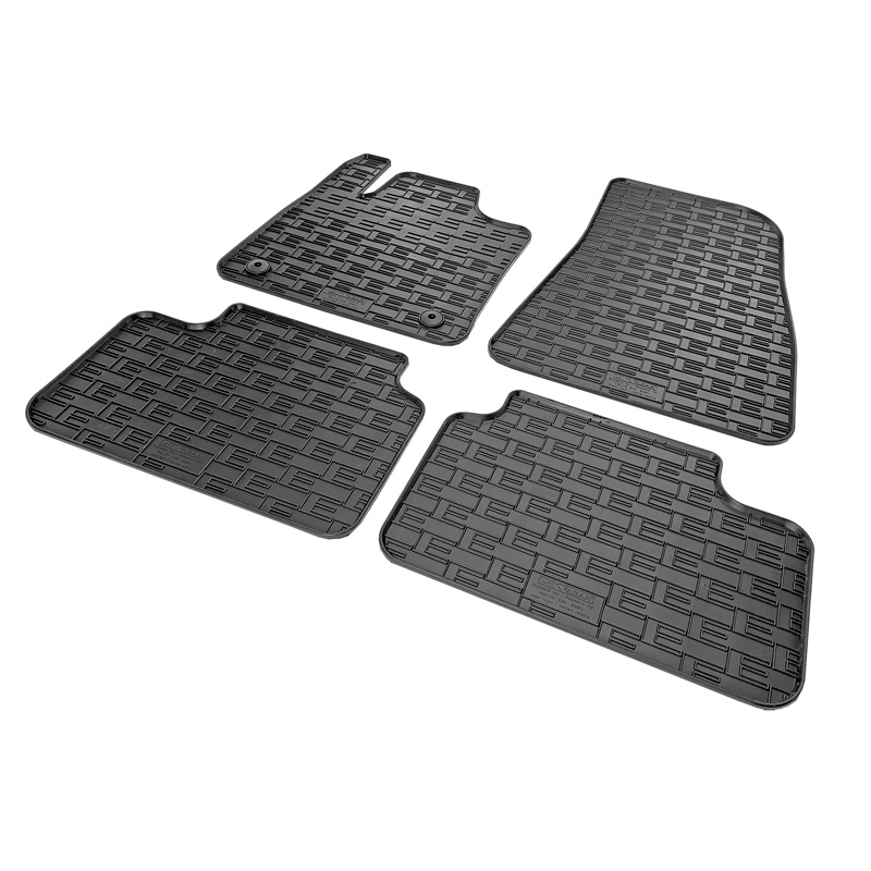 Rubber car mats set  Volvo C40 Recharge 2021- & XC40 Recharge 2021- (4-pieces + fixing system)