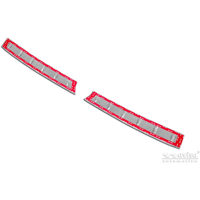 Avisa Stainless Steel Rear Bumper Protector  Leapmotor C10 2024- - Silver - 2-pieces