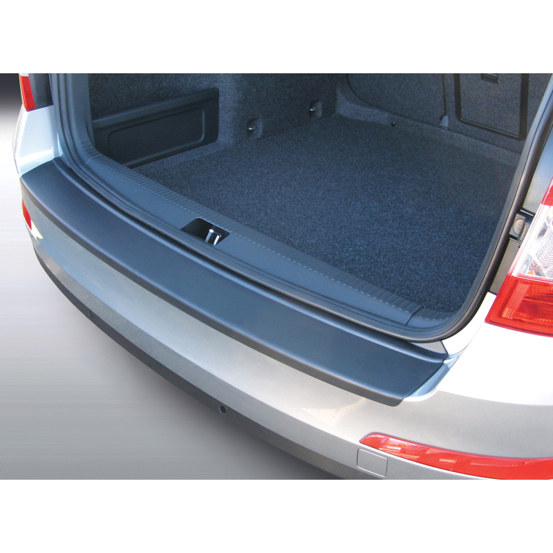 ABS Rear bumper protector  Skoda Octavia III Kombi 2013-2017 (excl. VRS) Black