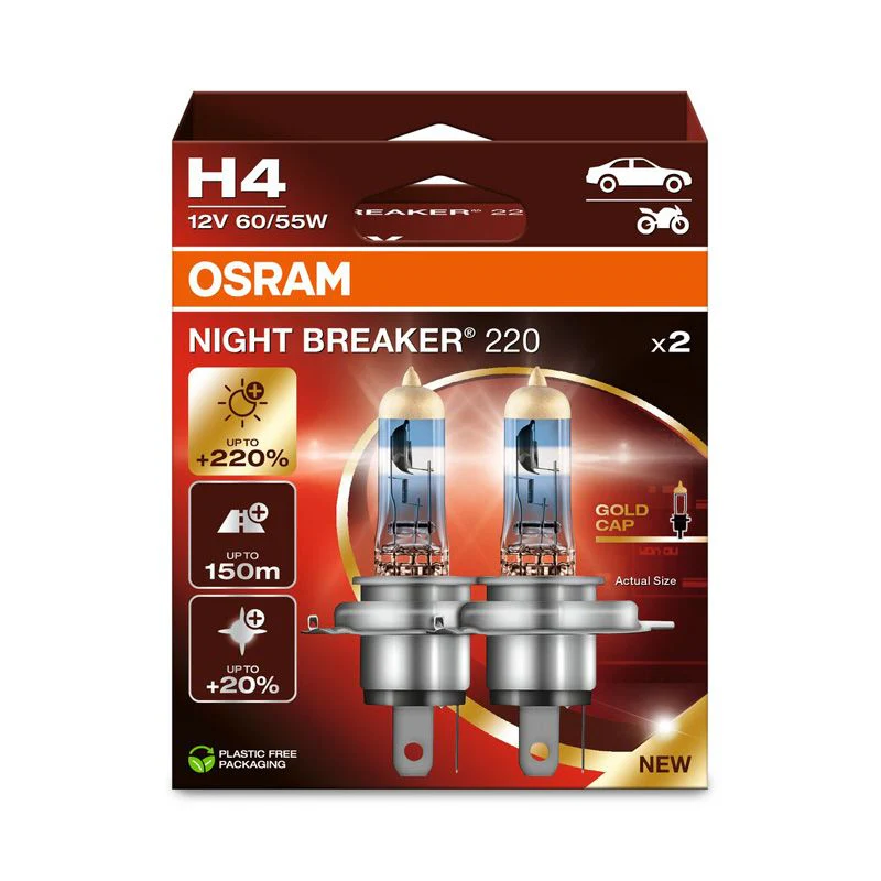 Osram Night Breaker Laser H4 2pcs