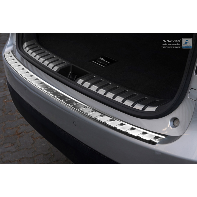 Stainless Steel Rear bumper protector  Lexus NX 2014-2017 & Facelift 2017-2021 'Ribs'