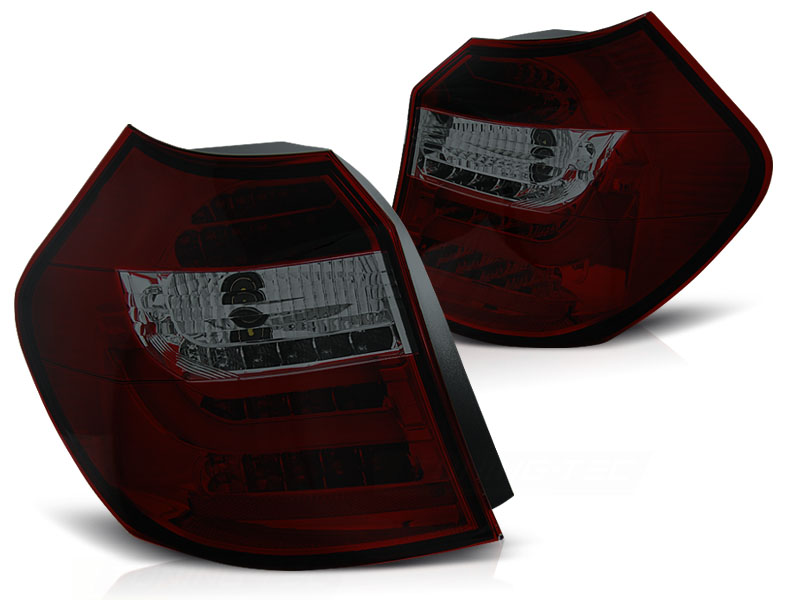 BMW E87/E81 Tube LED Taillights Red/Smoke (04-07)