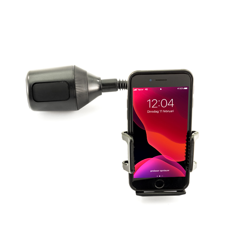 Universal Smartphone/Telephone/PDA/iPod Holder for Cup-Holder