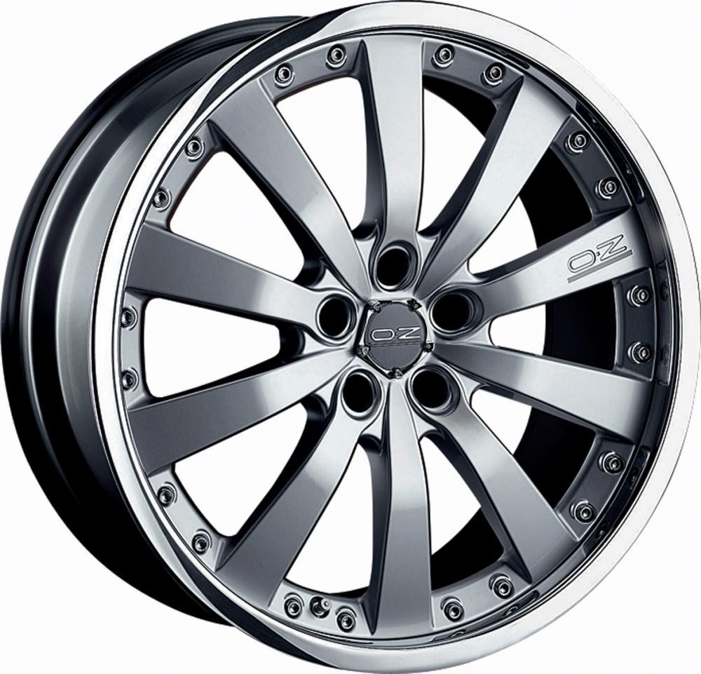 Velgen OZ Michelangelo II PL race silver 10x18 inch 5x114,3 ET42