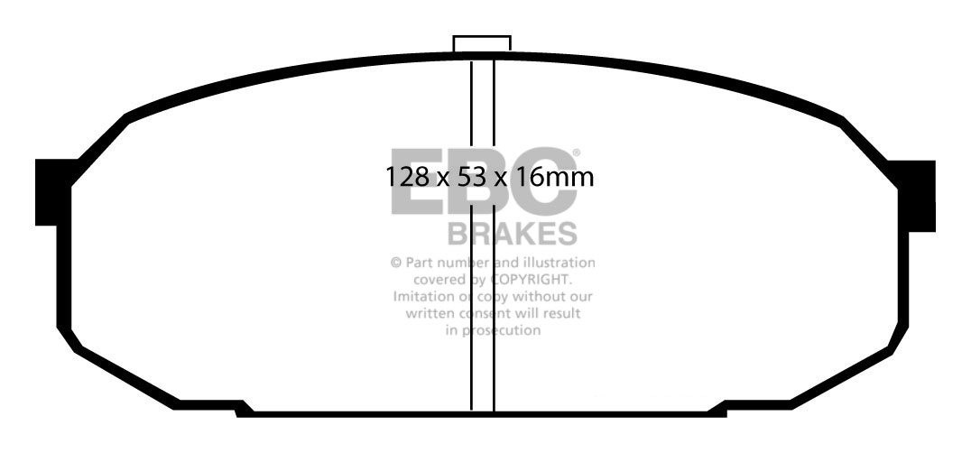 EBC Brakes MAZDA Lantis 2.0 93-97 Remblokken voorzijde