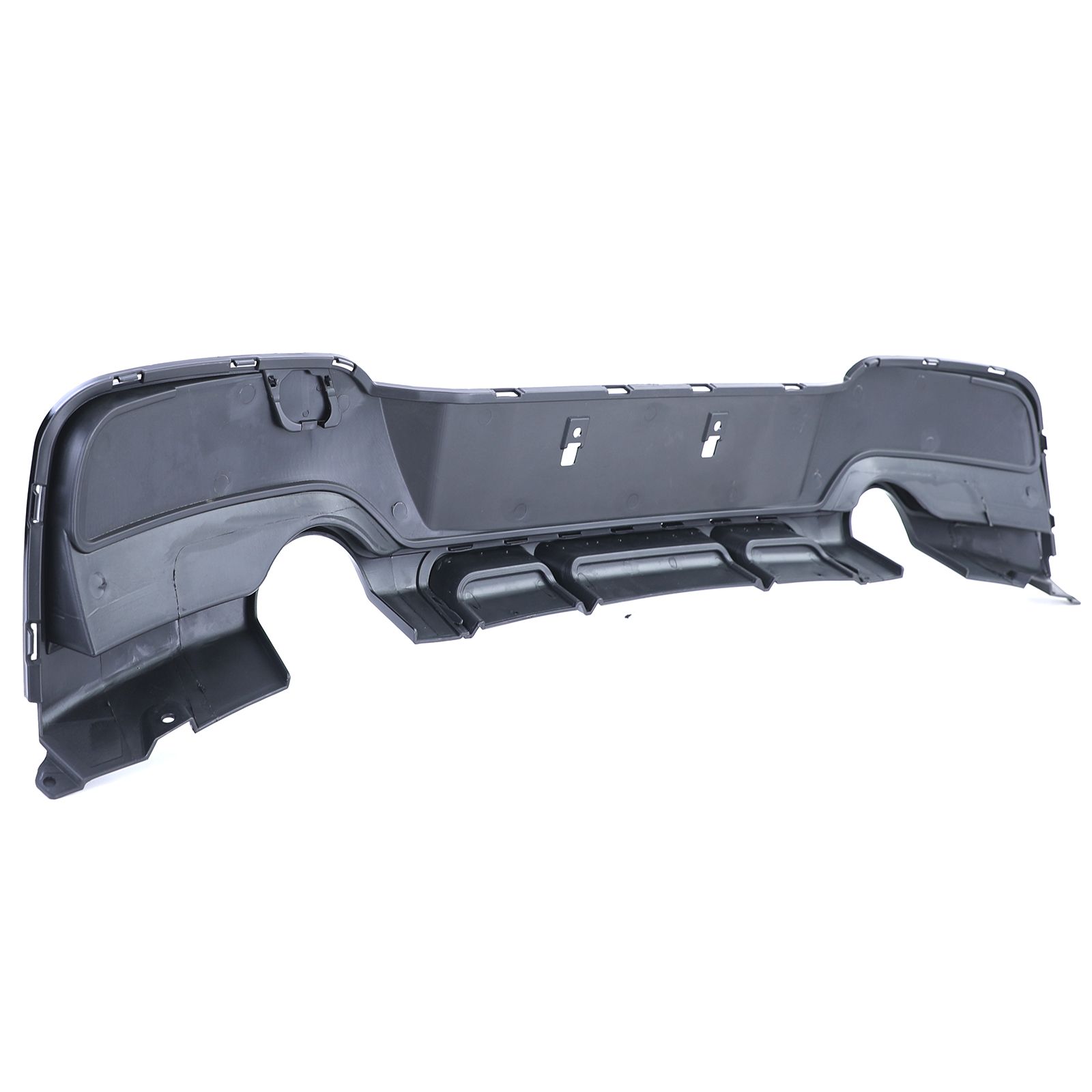 Achterbumper Diffuser passend voor BMW 1-Serie F20/F21 10-15 Performance Glans Zwart