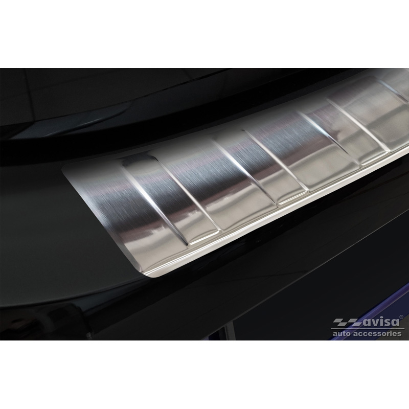 Stainless Steel Rear bumper protector  Toyota Aygo X 2022- 'Ribs'
