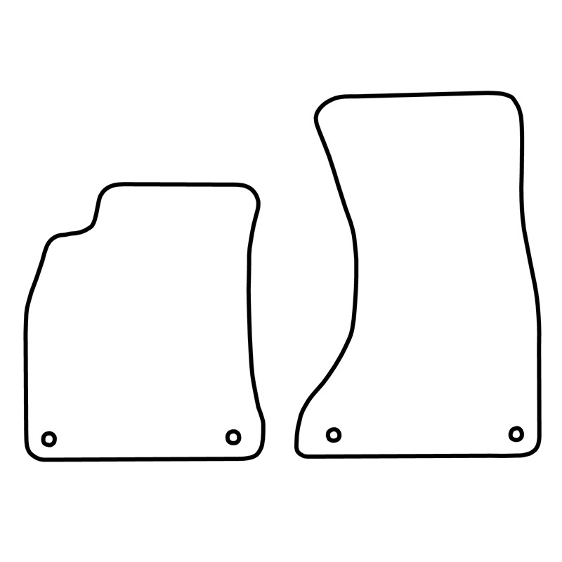 Set car mats  Audi A5 Coupe 2007-2016 (only front)