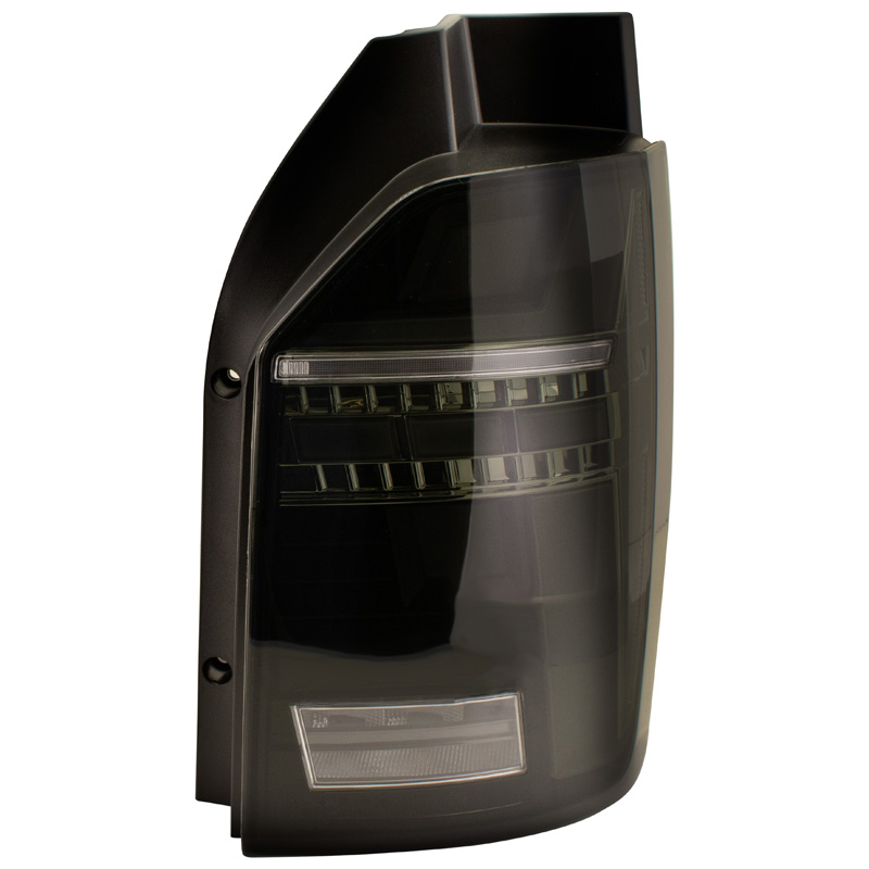 Set LED Tail Lights  Volkswagen Transporter T6 2015-2020 (with hatch) - Black - incl. Dynamic Running Light