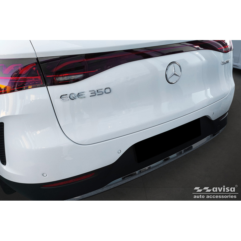 Real 3D Carbon Rear bumper protector  Mercedes EQE (X294) SUV 2022- 'Ribs'