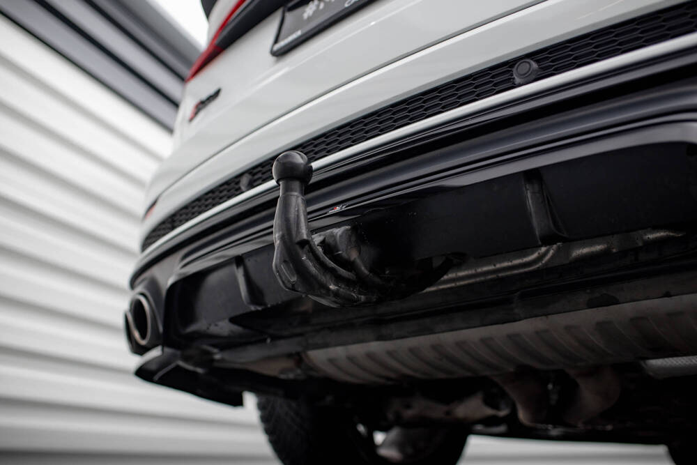 Diffuser passend voor Audi SQ8 MK1 Glans Zwart Maxton Design