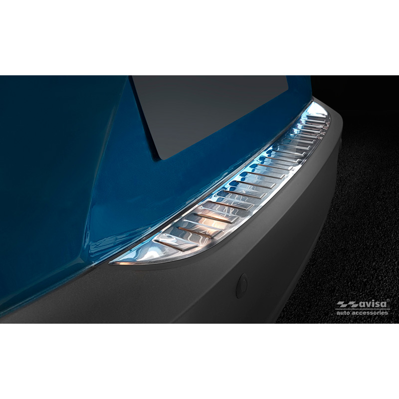 Stainless Steel Rear bumper protector  Mazda CX-3 2015-2022 'Ribs'