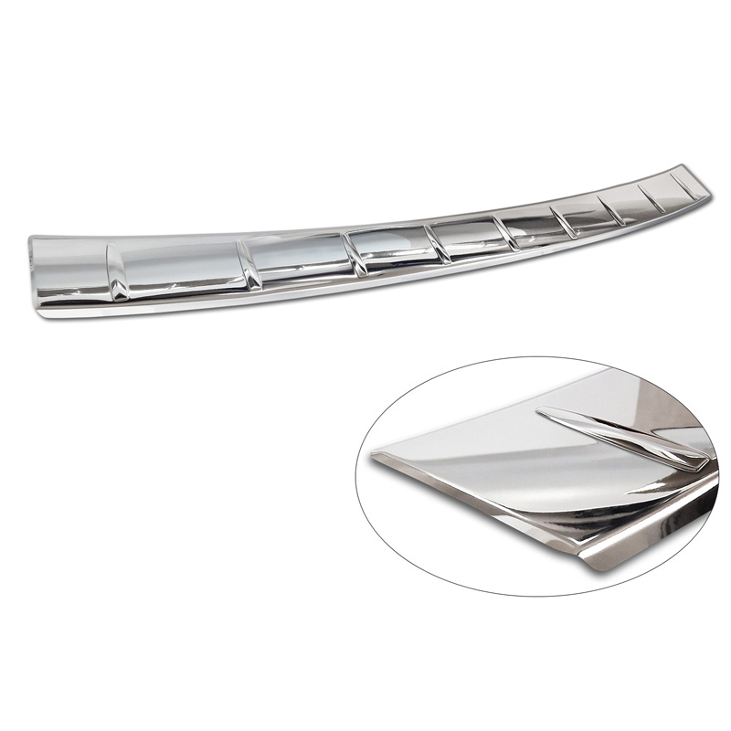 Chrome Stainless Steel Rear bumper protector  Volkswagen Tiguan (CT1) 2024- 'Ribs'