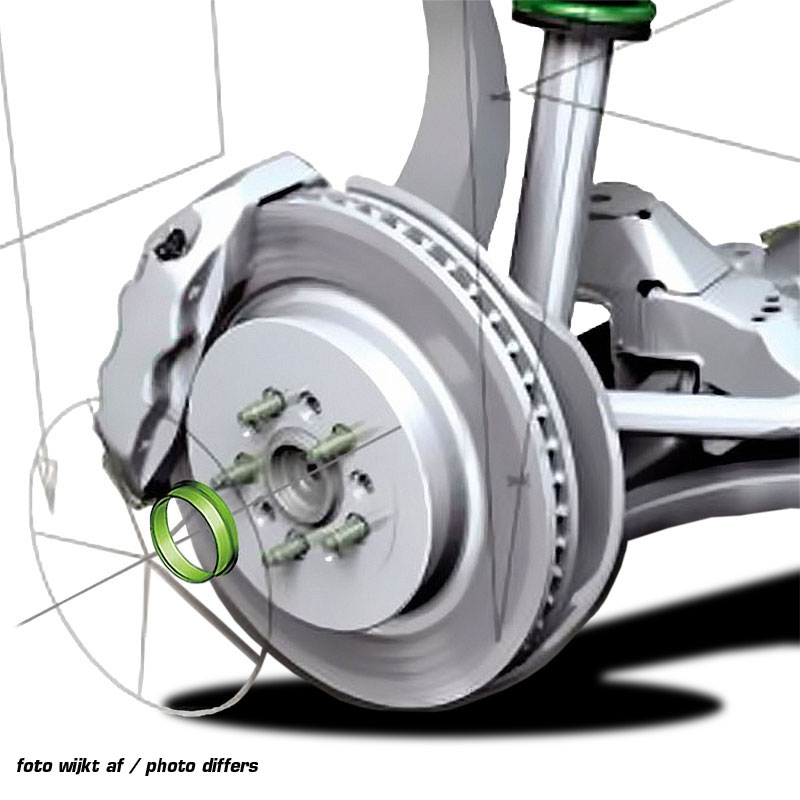 Set TPI Hub Centric Rings - 69.1->66.6mm - Grey