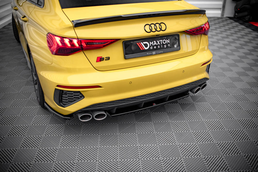 Diffuser passend voor Audi S3 8Y Limousine Glans Zwart