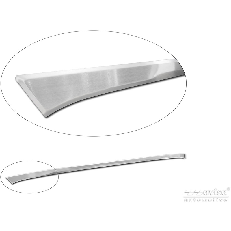Avisa Brushed Stainless Steel Trunk Tailgate Trim Cover  Skoda Karoq (NU7) Facelift 2022-