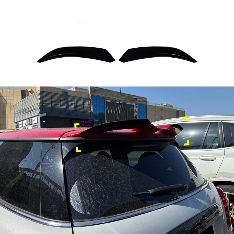 Roof spoiler (Spoiler Cap)  Mini F55/F56 Cooper S JCW 2013-2024 (ABS Glossy Black)