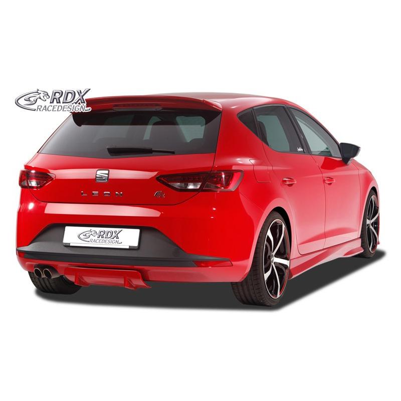 Rear bumper skirt 'Diffuser U-Diff'  Seat Leon (5F) incl. FR/SC/ST 2012-2020 (PU)