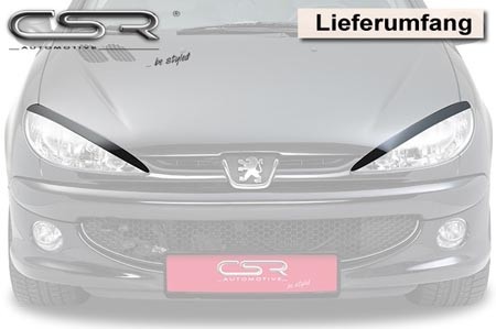 Headlightspoilers Peugeot 206