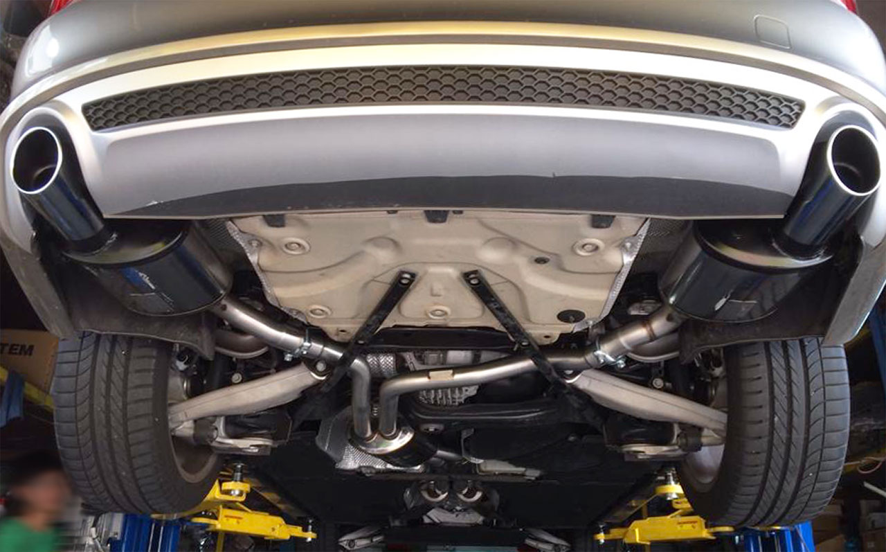 AUDI A6 C7 4G (Sedan + Avant) QUATTRO 3.0 TDI V6 (204 Hp - 245 Hp) 2011 -> 2014 Rear exhaust Left O1