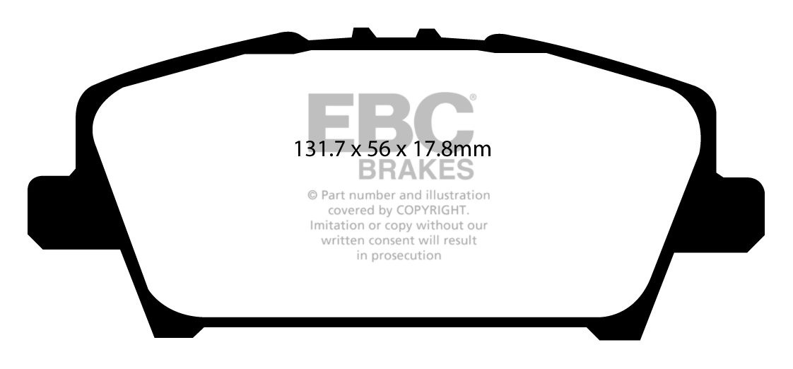 EBC Brakes HONDA Civic 2.2 TD (FK)(FN) 2006-.. Remblokken voorzi