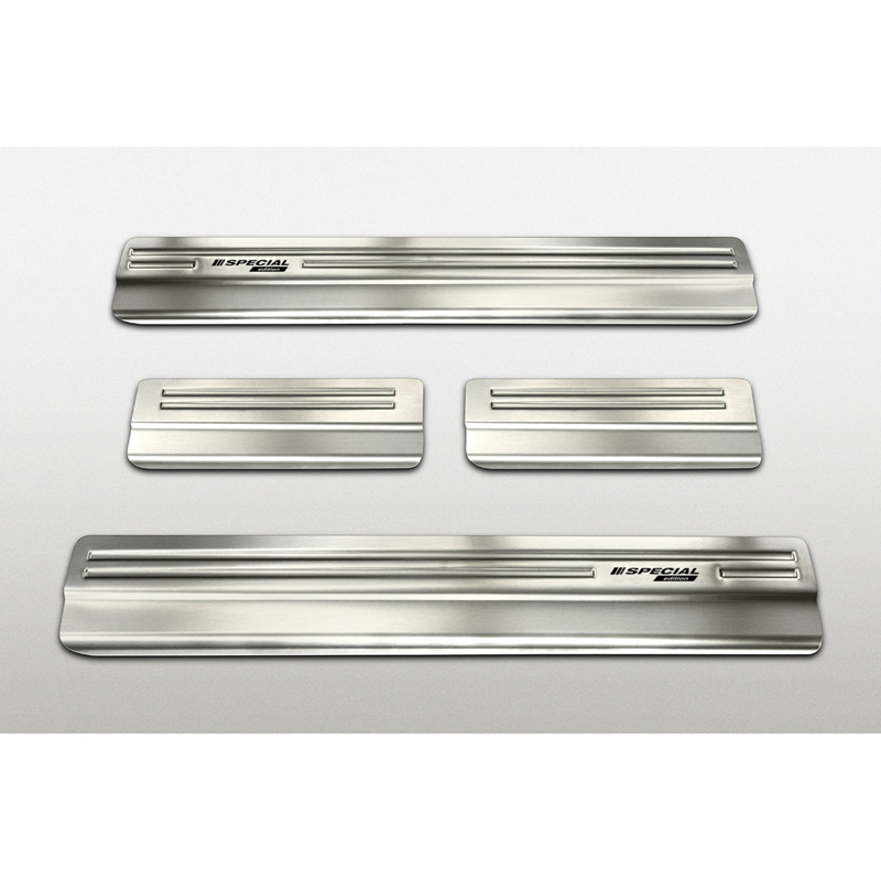 Inox door sill protectors  Skoda Octavia III Sedan/Kombi 2013-2017 & 2017-2020 - 'Special Edition' - 4-pieces