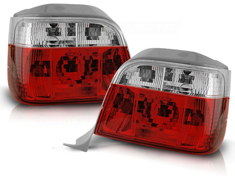 Taillights BMW E36 Touring clear red/white