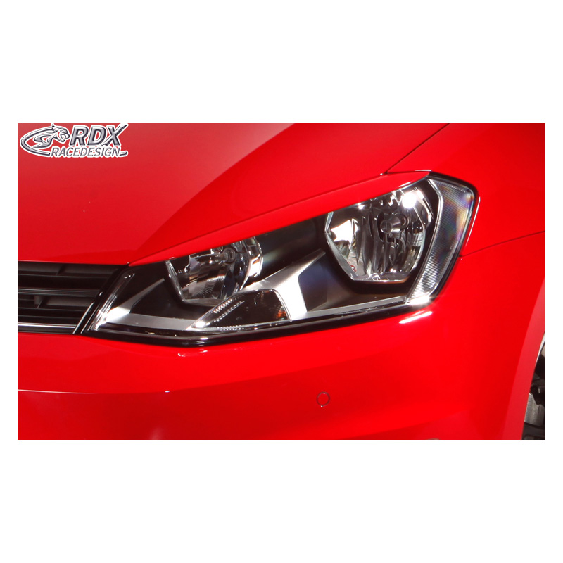 Head light spoilers  Volkswagen Golf VII 2012-2017 (ABS)